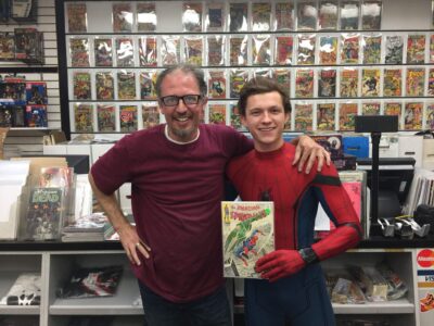 Tom Holland and Gus Poulakas