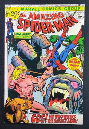 Amazing Spider-Man (1963) #103 VF- (7.5) Gil Kane 1st Gog – Amazing Spider-Man #103 Comic Book Marvel Comics 1971 Spi…