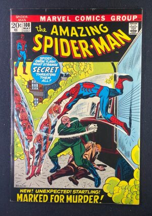 Amazing Spider-Man (1963) #108 FN/VF (7.0) Sha Shan – Amazing Spider-Man #108 Comic Book Marvel Comics 1972 Spider-Man