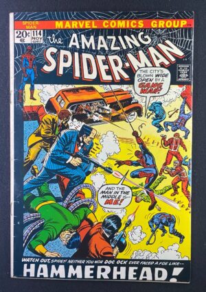 Amazing Spider-Man (1963) #114 VG/FN (5.0) Origin Hammer Head – Amazing Spider-Man #114 Comic Book Marvel Comics 1972…