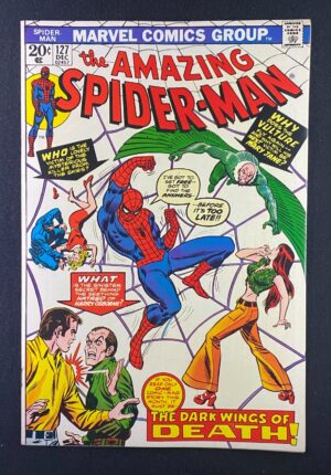 Amazing Spider-Man (1963) #127 VF/NM (9.0) Mary Jane Vulture – Amazing Spider-Man #127 Comic Book Marvel Comics 1972…