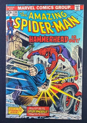 Amazing Spider-Man (1963) #130 FN+ (6.5) Hammerhead Spidermobile – Amazing Spider-Man #130 Comic Book Marvel Comics 1…