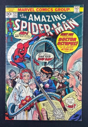 Amazing Spider-Man (1963) #131 FN+ (6.5) Aunt May Doc Ock – Amazing Spider-Man #131 Comic Book Marvel Comics 1974 Spi…
