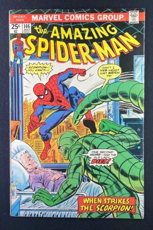 Amazing Spider-Man (1963) #146 FN+ (6.5) – Amazing Spider-Man #146 Comic Book Marvel Comics 1974 Spider-Man