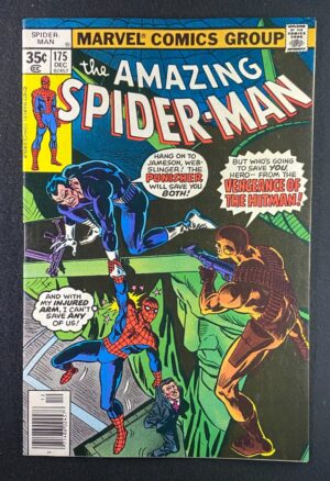 Amazing Spider-Man (1963) #175 VF+ (8.5) Punisher – Amazing Spider-Man #175 Comic Book Marvel Comics 1977 Spider-Man