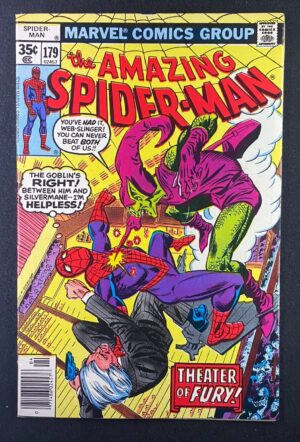 Amazing Spider-Man (1963) #179 FN- (5.5) – Amazing Spider-Man #179 Comic Book Marvel Comics 1977 Spider-Man