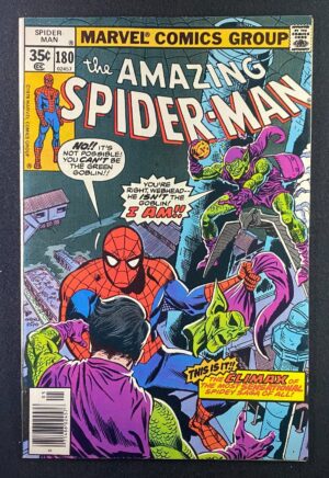 Amazing Spider-Man (1963) #180 FN/VF (7.0) – Amazing Spider-Man #180 Comic Book Marvel Comics 1977 Spider-Man