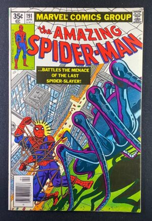 Amazing Spider-Man (1963) #191 NM- (9.2) – Amazing Spider-Man #191 Comic Book Marvel Comics 1979 Spider-Man