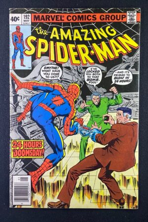 Amazing Spider-Man (1963) #192 VF- (7.5) Mark Jewelers – Amazing Spider-Man #192 Comic Book Marvel Comics 1979 Spider…