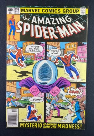 Amazing Spider-Man (1963) #199 VF+ (8.5) – Amazing Spider-Man #199 Comic Book Marvel Comics 1979 Spider-Man