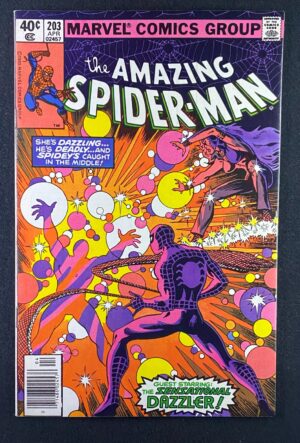 Amazing Spider-Man (1963) #203 NM (9.4) Mark Jewelers – Amazing Spider-Man #203 Comic Book Marvel Comics 1980 Spider-Man