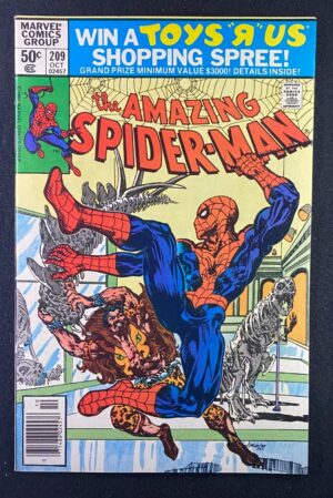 Amazing Spider-Man (1963) #209 VF- (7.5) Mark Jewelers – Amazing Spider-Man #208 Comic Book Marvel Comics 1980 Spider…