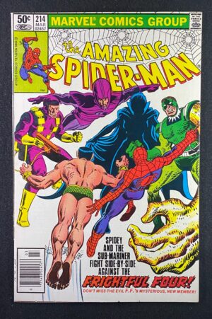 Amazing Spider-Man (1963) #214 VF- (7.5) Mark Jewelers – Amazing Spider-Man #214 Comic Book Marvel Comics 1980 Spider…