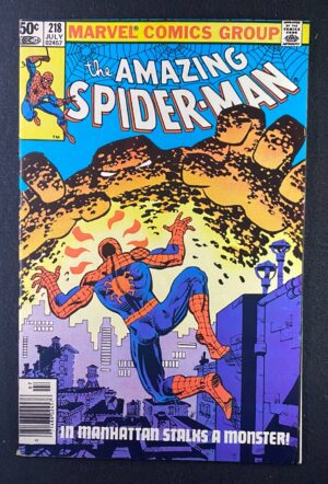 Amazing Spider-Man (1963) #218 VF- (7.5) Frank Miller – Amazing Spider-Man #218 Comic Book Marvel Comics 1981 Spider-Man