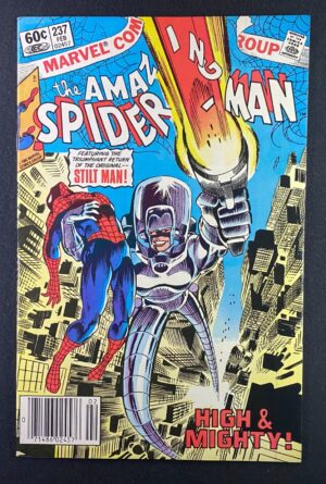 Amazing Spider-Man (1963) #237 NM (9.4) Stilt Man Newsstand – Amazing Spider-Man #237 Comic Book Marvel Comics 1982 S…