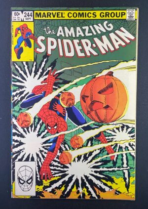 Amazing Spider-Man (1963) #244 VF/NM (9.0) John Romita Jr – Amazing Spider-Man #244 Comic Book Marvel Comics 1983 Spi…