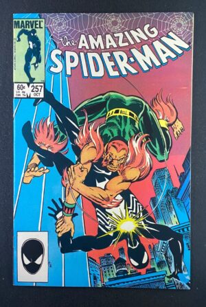 Amazing Spider-Man (1963) #257 VF+ (8.5) Puma – Amazing Spider-Man #257 Comic Book Marvel Comics 1984 Spider-Man