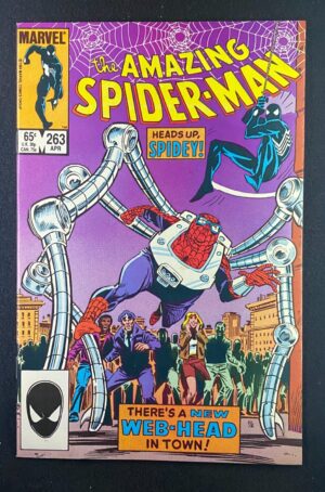 Amazing Spider-Man (1963) #263 NM (9.4) – Amazing Spider-Man #263 Comic Book Marvel Comics 1984 Spider-Man