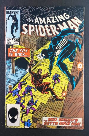 Amazing Spider-Man (1963) #265 NM (9.4) 1st Silver Sable – Amazing Spider-Man #265 Comic Book Marvel Comics 1985 Spid…