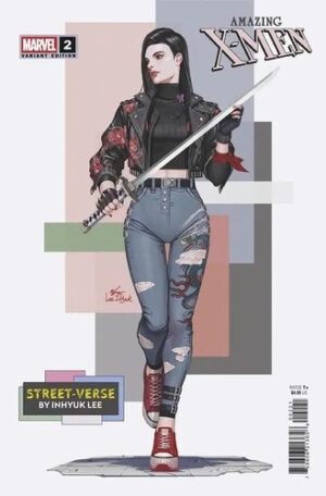 Amazing X-Men (2025) #2 NM Inhyuk Lee Street-Verse Variant Cover – Amazing X-Men #2 Comic Book Marvel Comics 2025 Unc…
