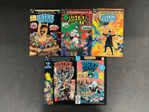 America vs. the Justice Society (1985) #1-4 + Special VF- (7.5) Complete Set – Justice Society of America #1-4 DC Com…