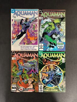 Aquaman (1986) #1-4 FN+ (6.5) Complete Set – Aquaman #1-4 Comic Book DC Comics 1986 Aquaman
