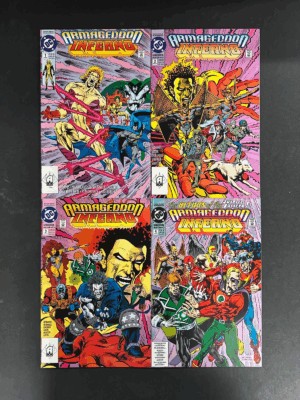 Armageddon: Inferno (1992) #1-4 NM Complete Set – Armageddon: Inferno #1-4 Comic Book DC Comics 1992