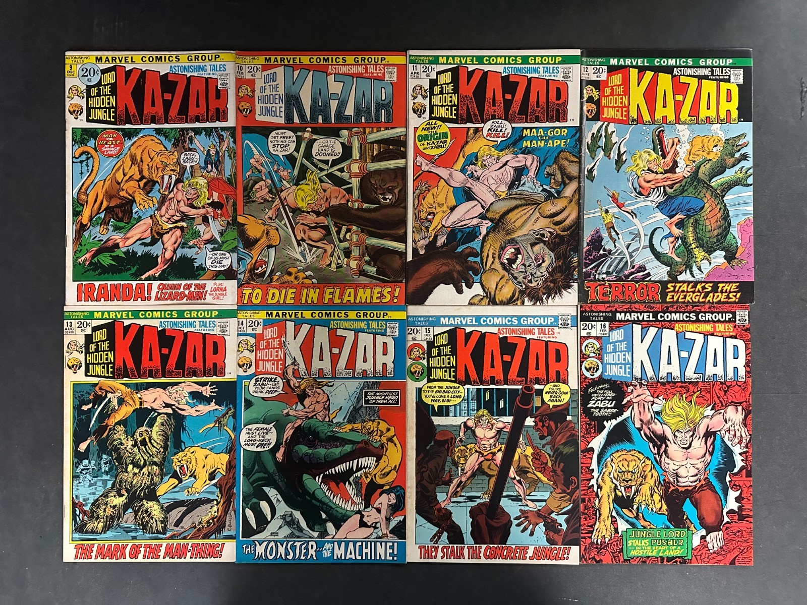 Astonishing Tales (1970) #1-36 VG/FN (5.0) Complete Set – Astonishing Tales #1-36 Marvel 1970 Deathlok