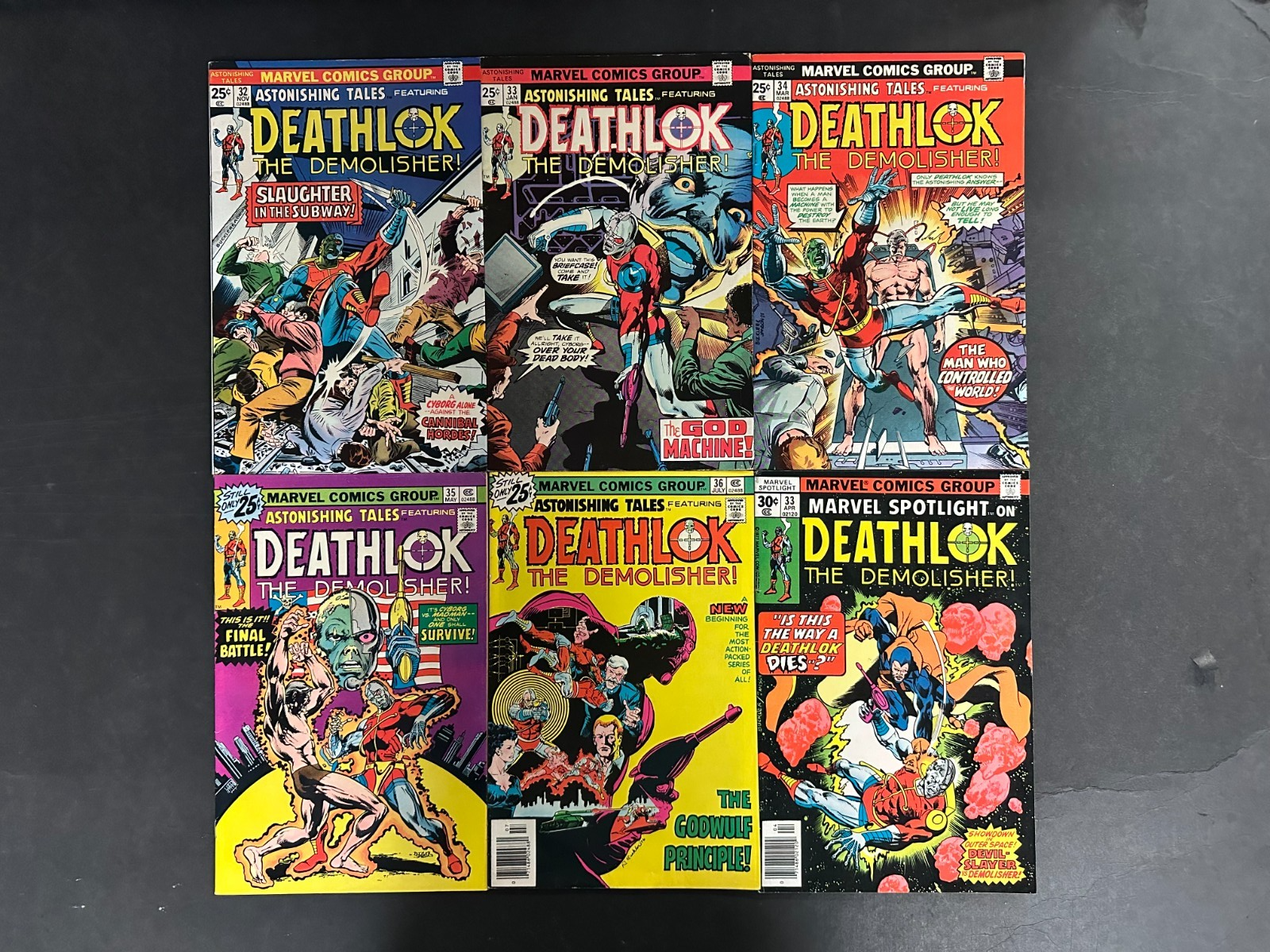 Astonishing Tales (1970) 1st 12 App Deathlok Lot of 12 #25-28, 30-36, 33 Avg 6.5 – Astonishing Tales #Lotof12 Marvel…