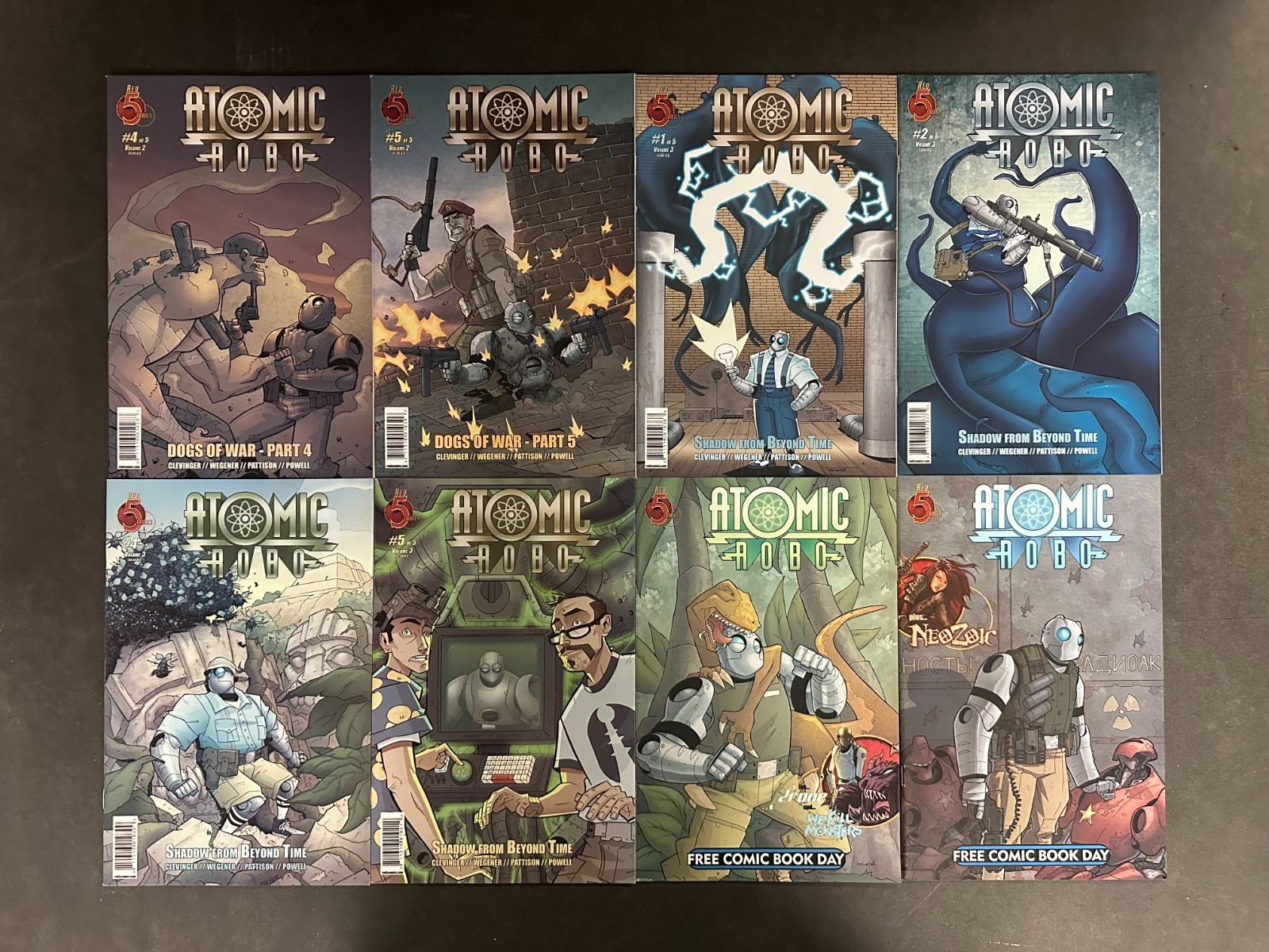 Atomic Robo Lot of 16 Books From 3 Sets VF- (7.5) – Atomic Robo Other Other