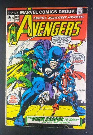 Avengers (1963) #107 VG (4.0) Grim Reaper – Avengers #107 Comic Book Marvel Comics 1972 Avengers