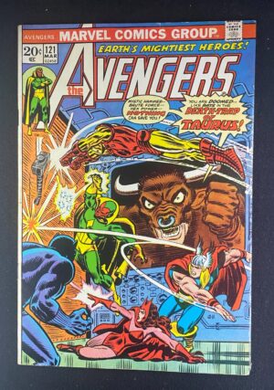 Avengers (1963) #121 VG/FN (5.0) Taurus – Avengers #121 Comic Book Marvel Comics 1973 Avengers