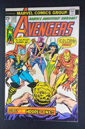 Avengers (1963) #133 VG/FN (5.0) Origin Mantis – Avengers #133 Comic Book Marvel Comics 1976 Avengers
