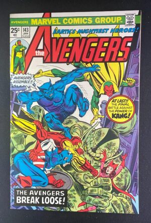 Avengers (1963) #143 VF- (7.5) Beast – Avengers #143 Comic Book Marvel Comics 1974 Avengers