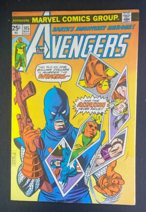 Avengers (1963) #145 VG+ (4.5) 1st Assassin – Avengers #145 Comic Book Marvel Comics 1976 Avengers