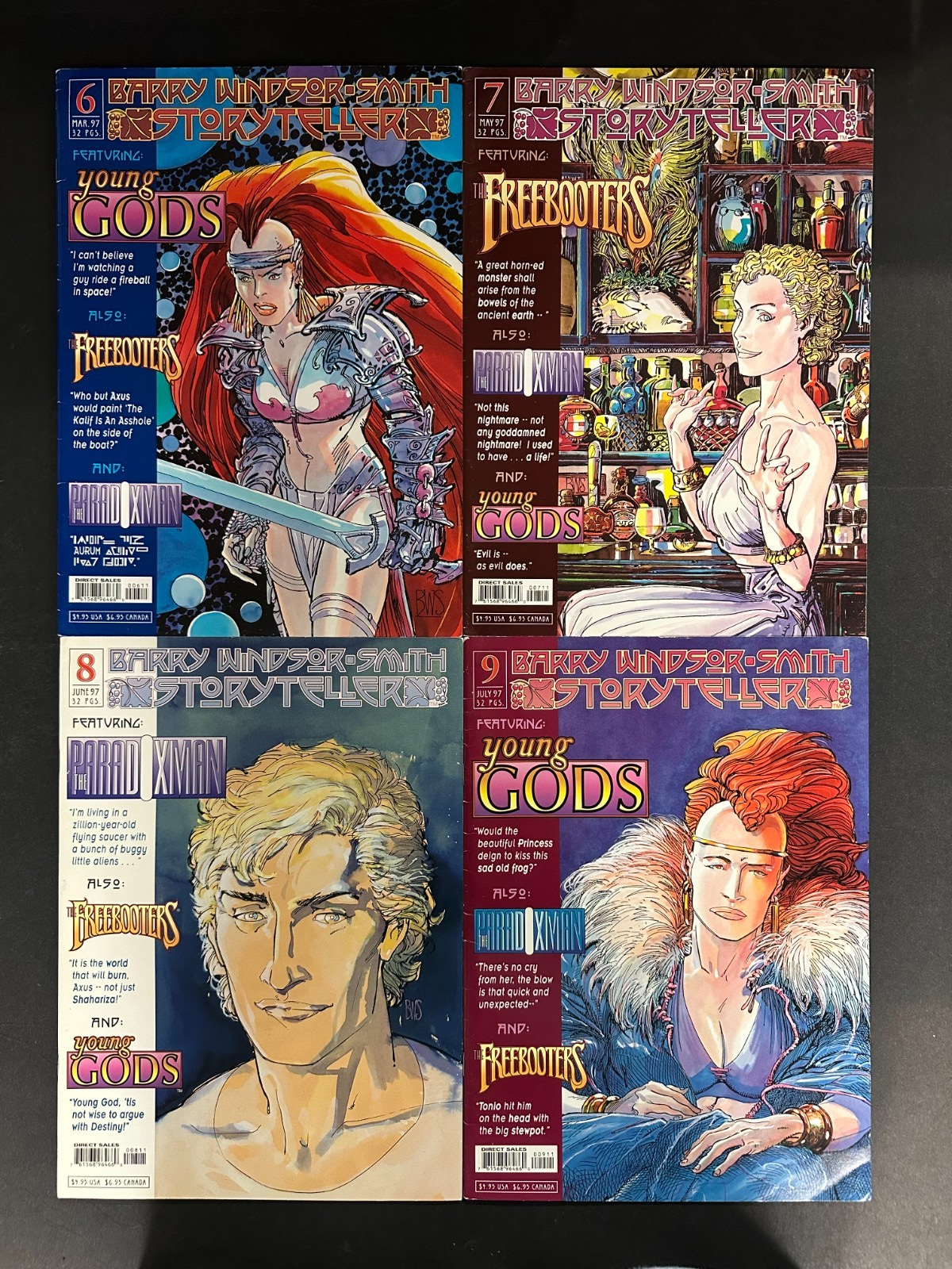 Barry Windsor-Smith: Storyteller (1996) VF- Complete Set #'s 1-9 Dark Horse – Barry Windsor-Smith: STORYTELLER #1-9 D…