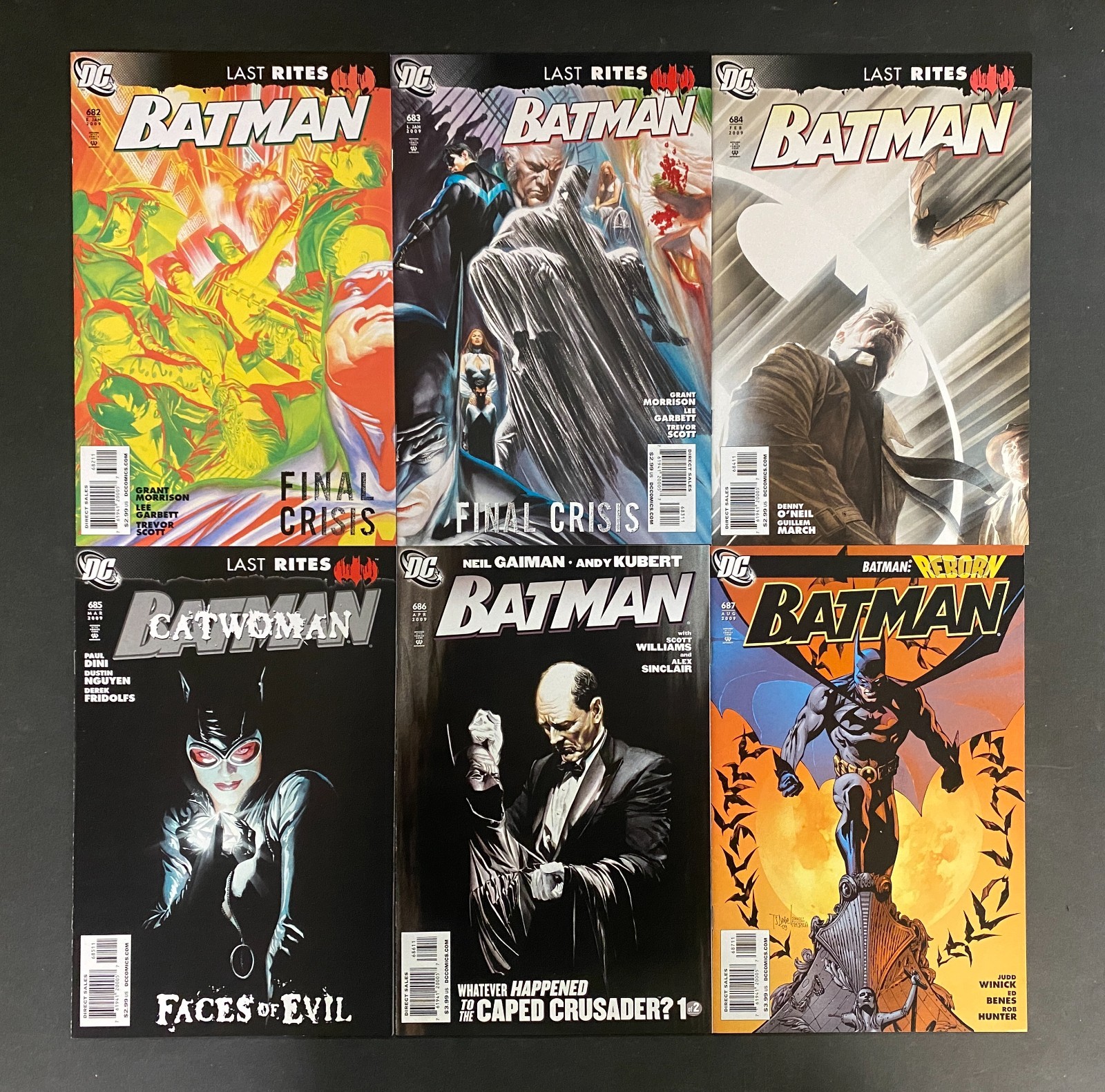 Batman (1940) #'s 675-693 Lot of 19 NM (9.4) Books Grant Morrison Tony Daniel – Batman #675-693 Comic Book DC 2008