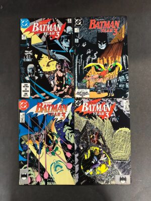 Batman (1965) #436-439 VF- (7.5) "Year 3" Lot 1st Tim Drake Appearance – Batman #436-439 DC 1965 Batman
