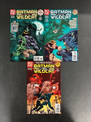 Batman/Wildcat (1997) #1-3 Complete VF- Set – Batman/Wildcat #1-3 Comic Book DC Comics 1997