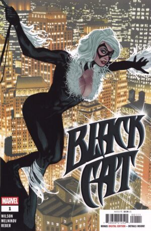 Black Cat (2025) #1 NM Adam Hughes Cover – Black Cat #1 Comic Book Marvel Comics 2025 Black Cat