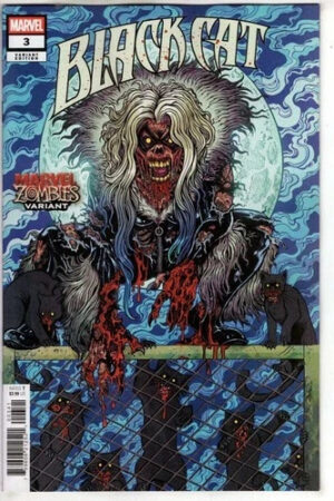 Black Cat (2025) #3 NM Marvel Zombies Variant Cover – Black Cat #3 Comic Book Marvel Comics 2025 Spider-Man