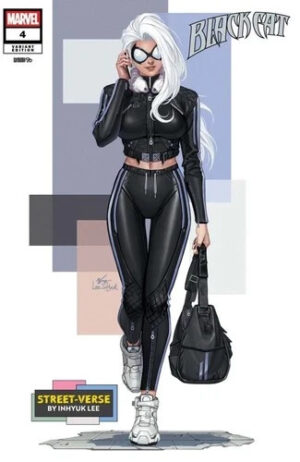 Black Cat (2025) #4 NM Inhyuk Lee Street-Verse Variant Cover – Black Cat #4 Comic Book Marvel Comics 2025 Black Cat