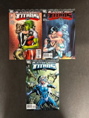Blackest Night: Titans (2009) #1-3 VF (8.0) Complete Set – Blackest Night: Titans #1-3 Comic Book DC Comics 2009 Teen…