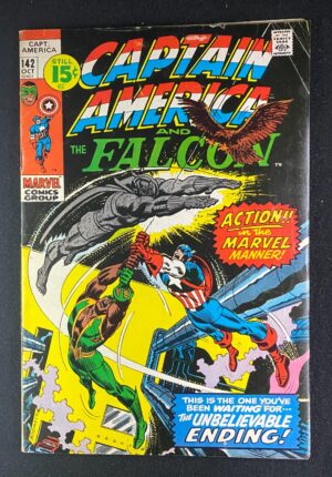 Captain America (1968) #142 VG (4.0) John Romita – Captain America #142 Comic Book Marvel Comics 1971 Captain America