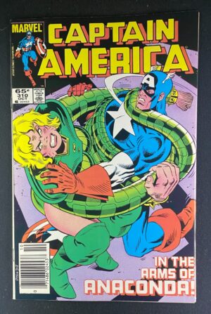 Captain America (1968) #310 NM (9.4) 1st Serpent Society Newsstand – Captain America #310 Comic Book Marvel Comics 19…