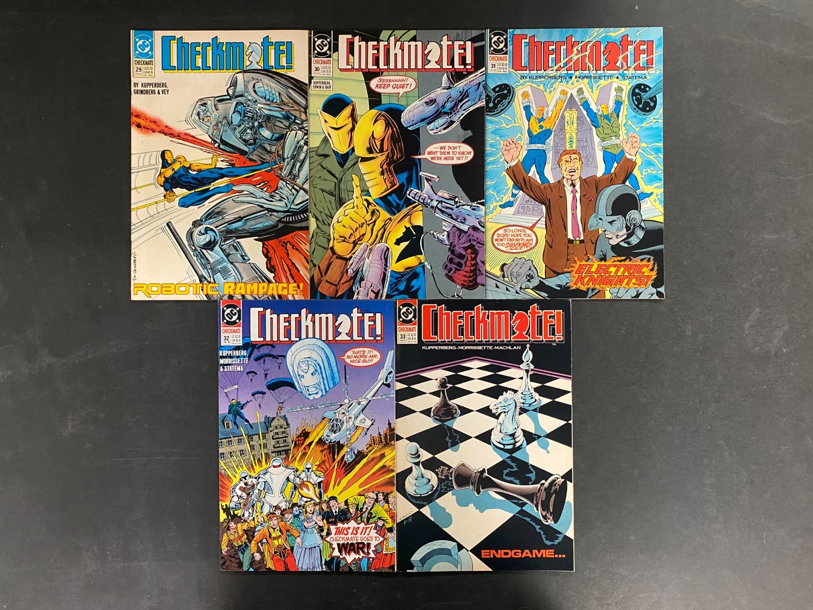 Checkmate (1988) #'s 1-33 Complete FN/VF (7.0) Peacemaker – Checkmate #1-33 Comic Book DC Comics 1988 Justice League