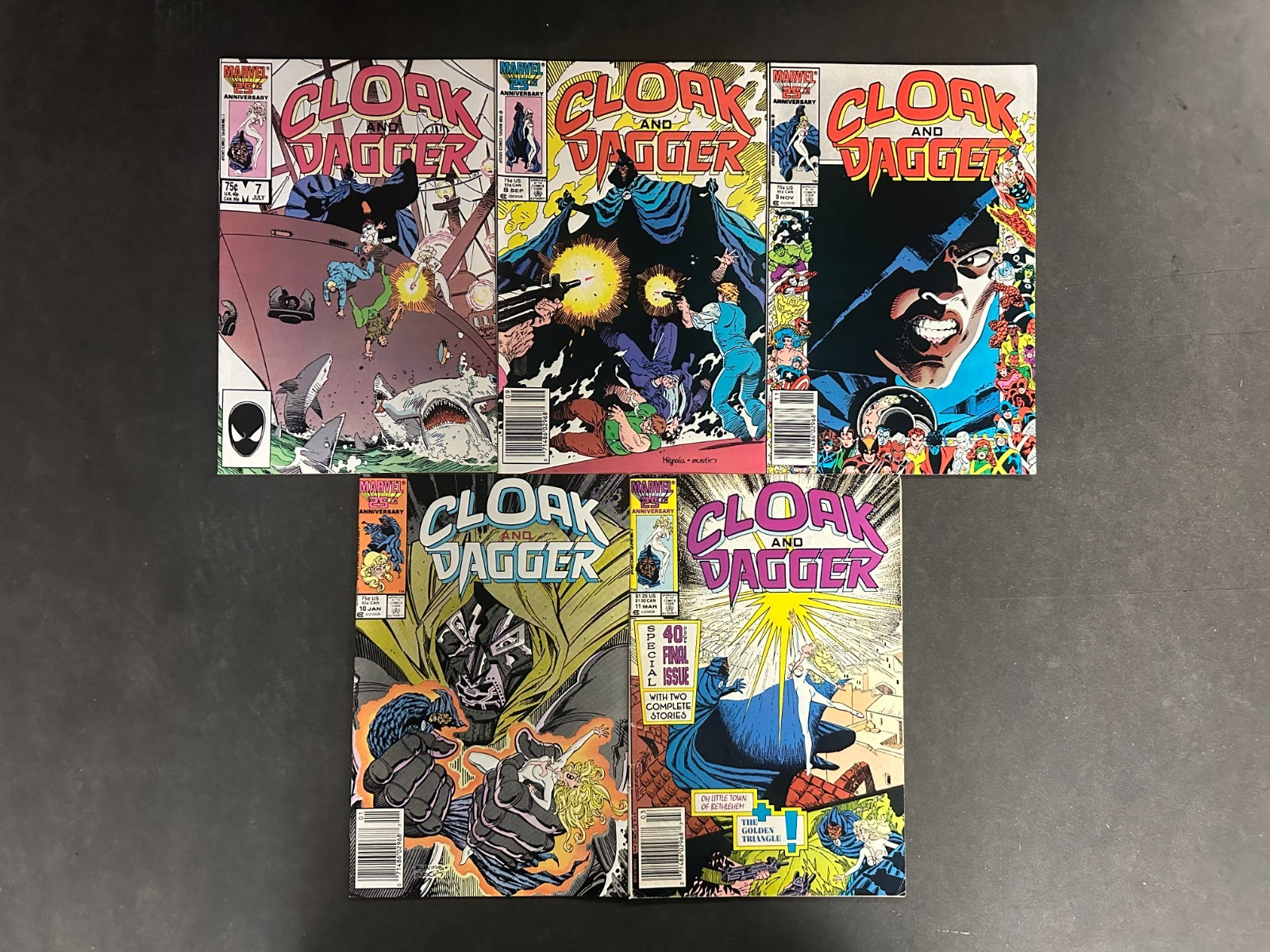 Cloak and Dagger (1985) #1-11 VF- (7.5) Complete Set – Cloak and Dagger #1-11 Marvel Comics 1985