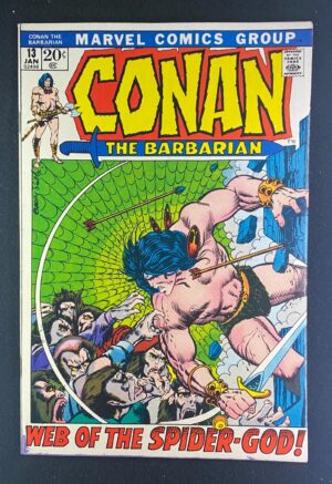 Conan the Barbarian (1970) #13 FN- (5.5) Barry Smith – Conan the Barbarian #13 Comic Book Marvel Comics 1970 Conan
