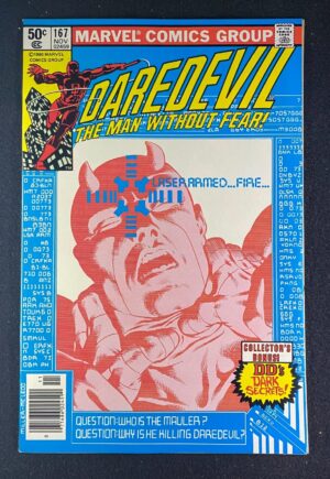 Daredevil (1964) #167 NM (9.4) Frank Miller – Daredevil #167 Comic Book Marvel Comics 1981