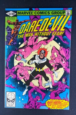 Daredevil (1964) #169 NM (9.4) Frank Miller Bullseye – Daredevil #169 Comic Book Marvel Comics 1981